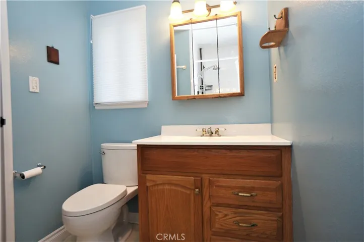 Master Bathroom showing updated cabiinet