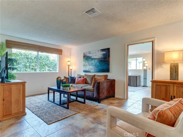 Family room adjacent to the dining area.