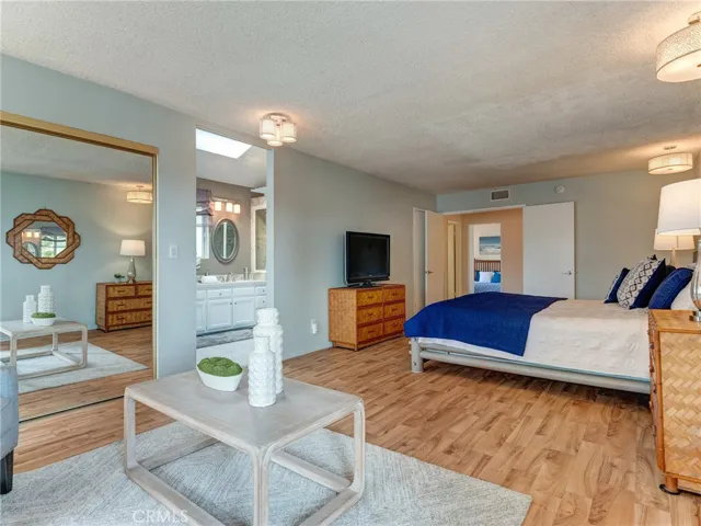 Vast primary suite with enough room for a sitting area, desk, and more!