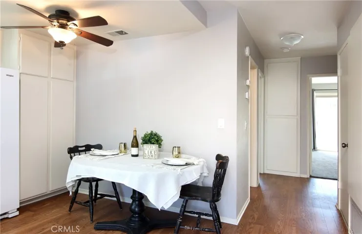 Small dining area