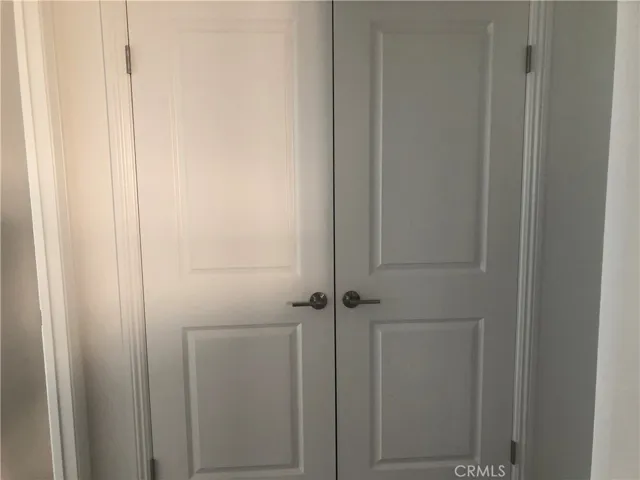 A linen closet upstairs.