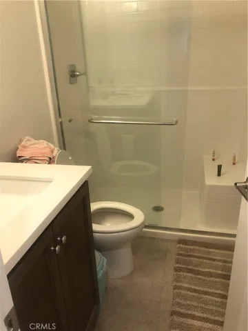 The bath downstairs has a shower.