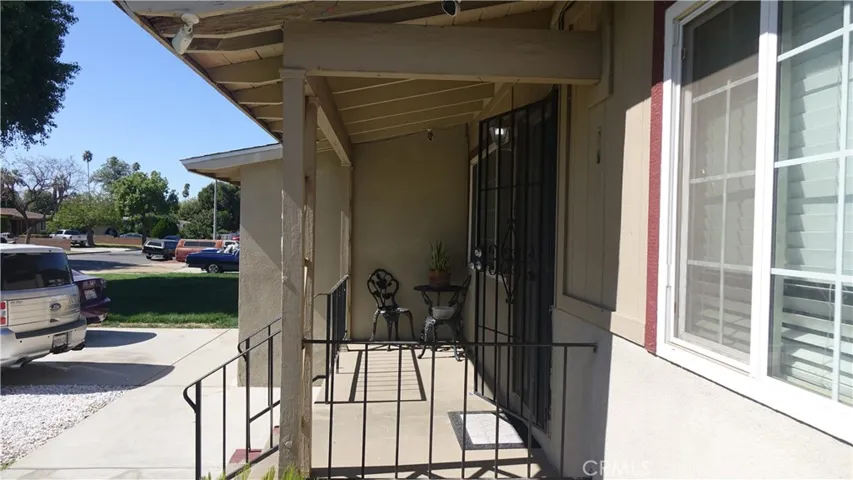 Side View to the Front of the House