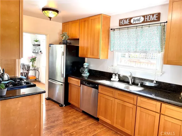 Remodeled Kitchen with granite counter tops