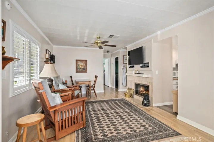 Family room with a Fireplace for those chilly evenings.