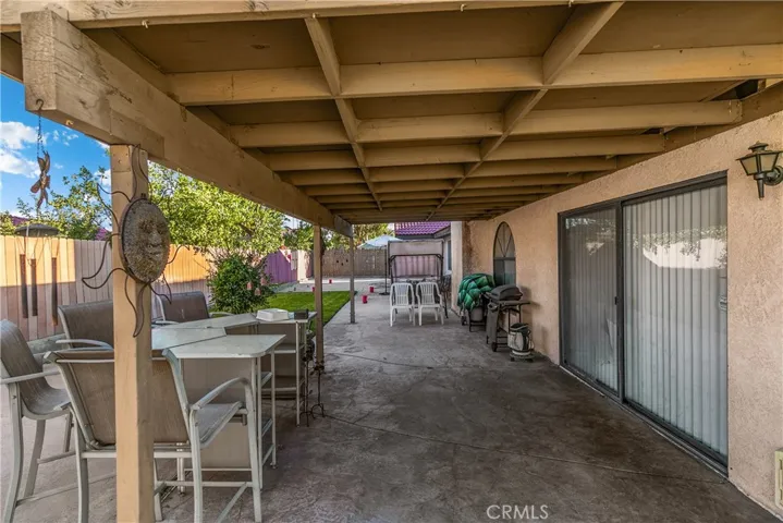 Nice size back yard with covered patio. The slab outside the master bedroom already has footings to attach another​​‌​​​​‌​​‌‌​​‌​​​‌‌​​​‌​​‌‌​​‌‌​​‌‌​​​​ patio.