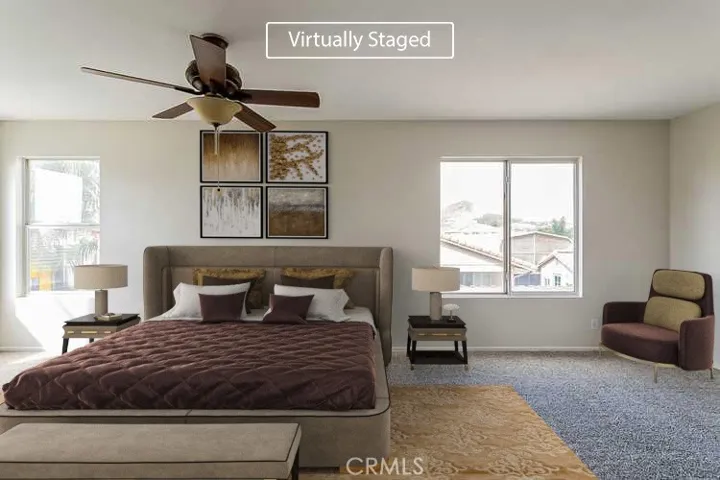 Virtually staged