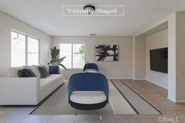 Virtually staged