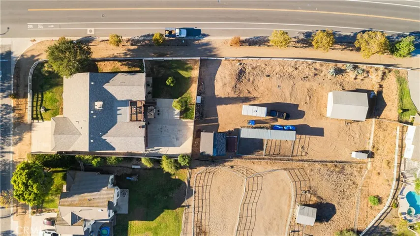 Aerial view of property