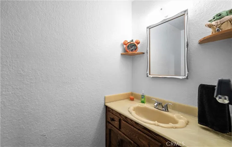 Guest bathroom near kitchen