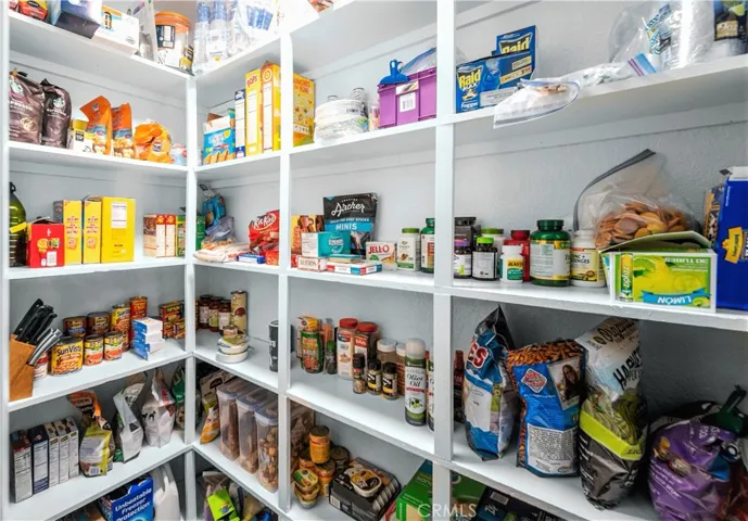 Spacious pantry