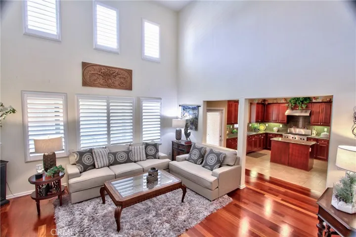 Living Room open to Kitchen