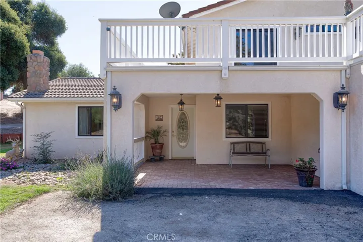 Large covered porch