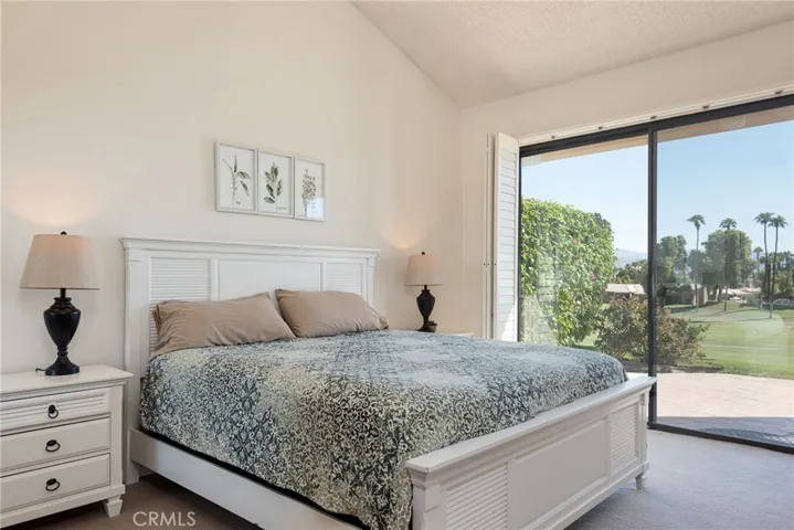 Master Bedroom with back patio access