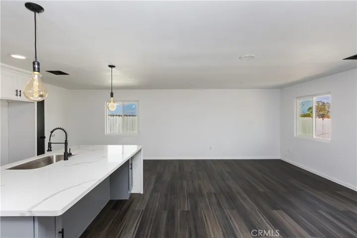 Living Room/Dining Area & Kitchen