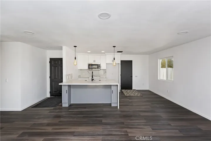 Living Room/Dining Area & Kitchen