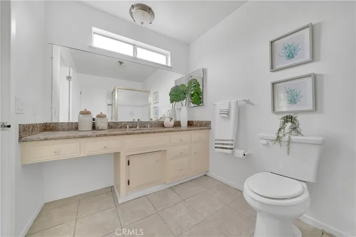 Downstairs bathroom with walk in shower