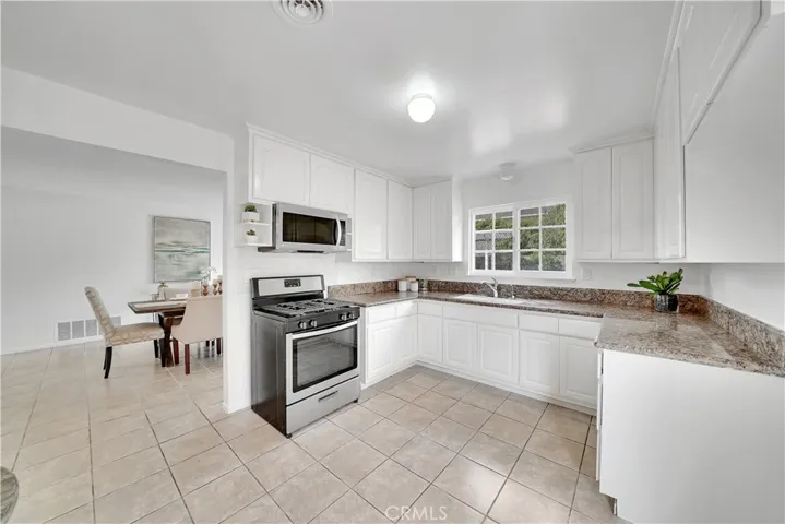 Tons of pretty white cabinetry