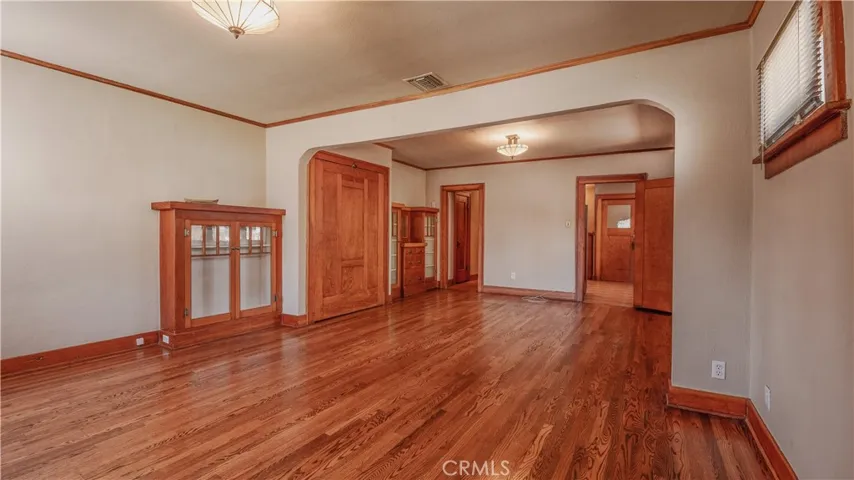 Dining room with built-in buffet