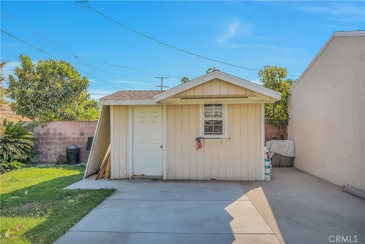 Front of Backyard Shed