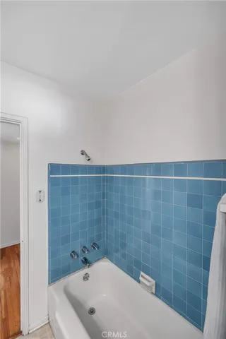 Bathtub off of the Kitchen