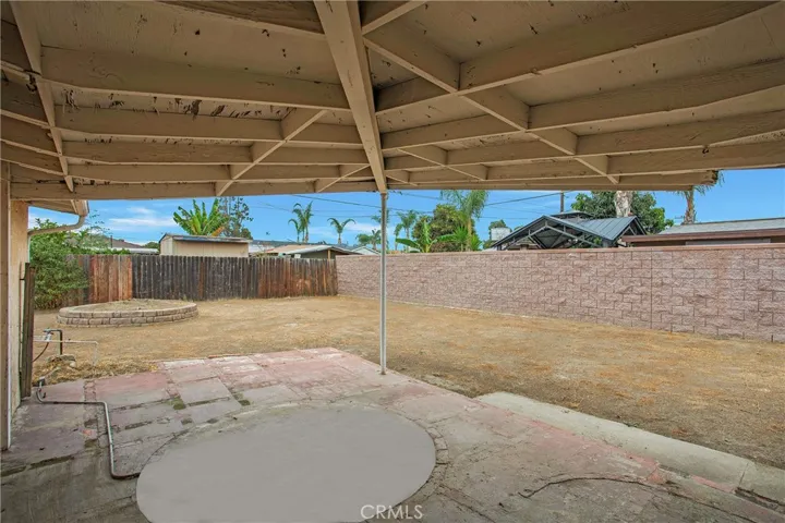 Patio off the dining room
