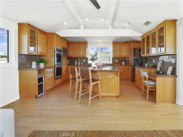 kitchen with newer stainless steel appliances