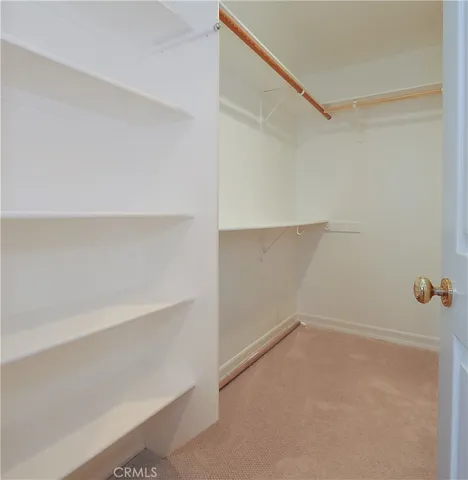 2 walk in closets in master bedroom