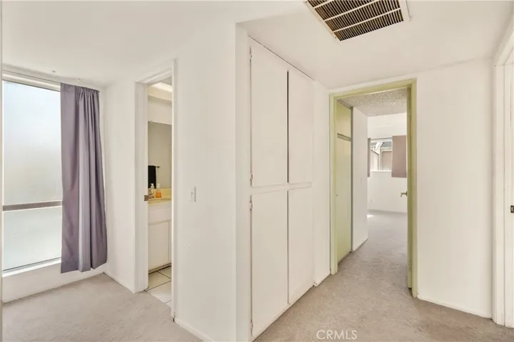 Hallway from bathroom to rooms.
