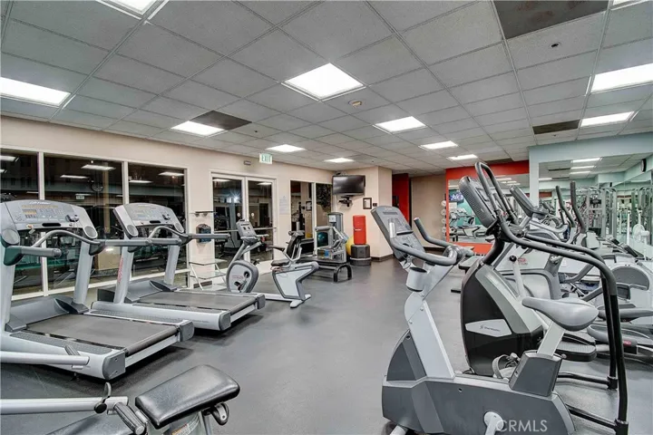 Gym next to unit