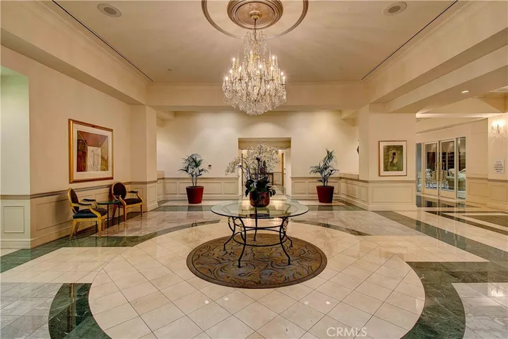 As you enter front door to Lobby
