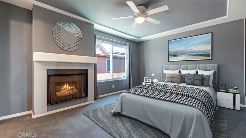 Primary Bedroom Virtually Staged