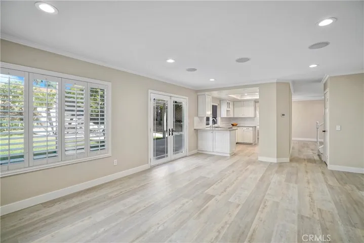 Laminate flooring throughout downstairs