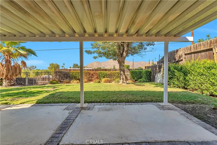 Back patio