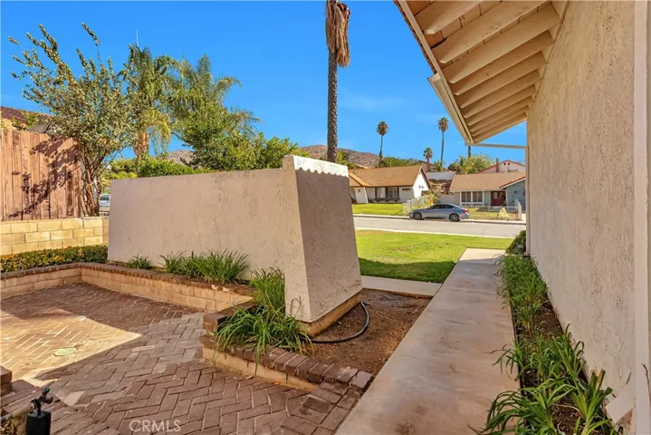 Front patio area