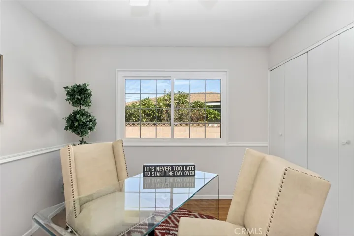 Bedroom #3, currently shown as an office, is right next to the Master and would make a great nursery.