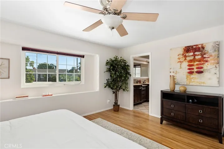 The reverse angle shows the door leading to the Master Bath.