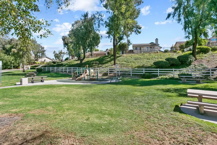 Second Community Park with picnic tables & child play area.