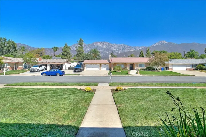 View of the beautiful mountains from the front of the house