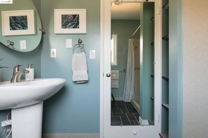 Nicely updated, and includes bidet.  Shower only.