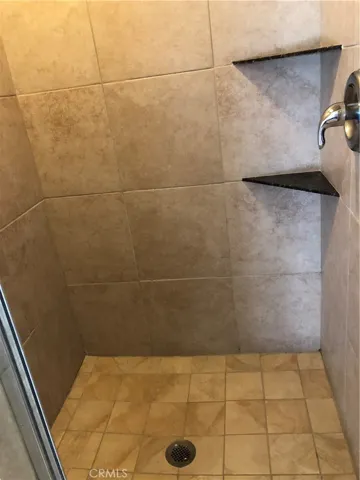 Remodeled shower in the master bath.