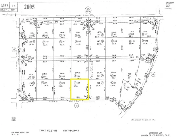 0 Vac/cor 253 Stw/ave C4, Fairmont, California 93536