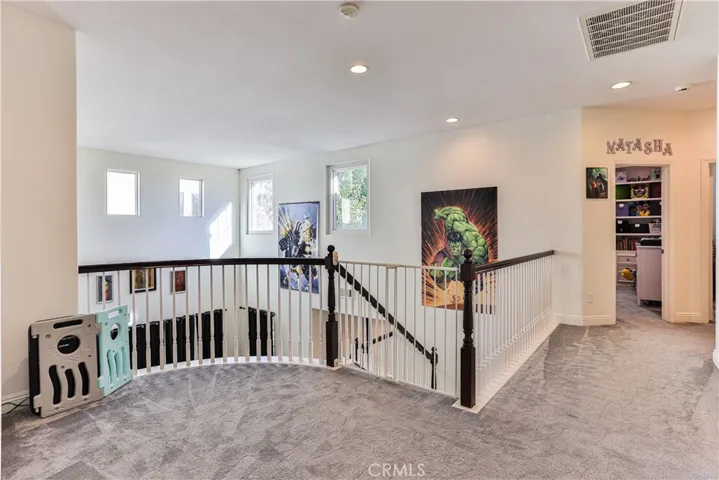 Small loft at top of stairs