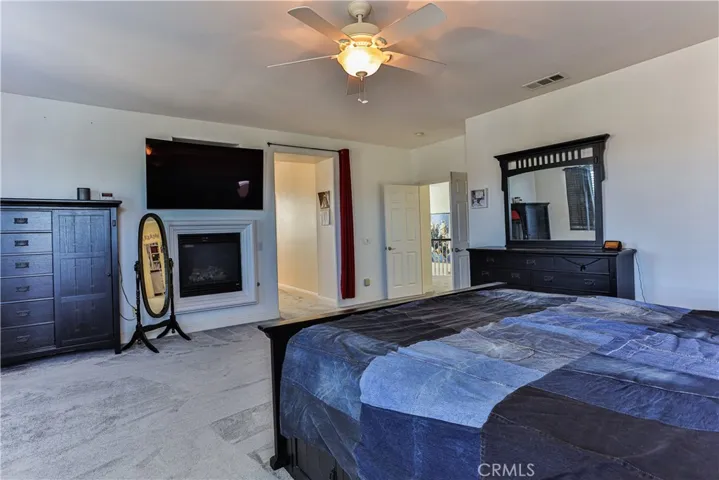 Master suite with fireplace and ensuite bath
