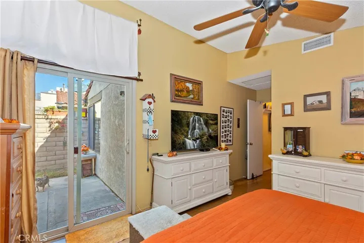Private patio off of Master