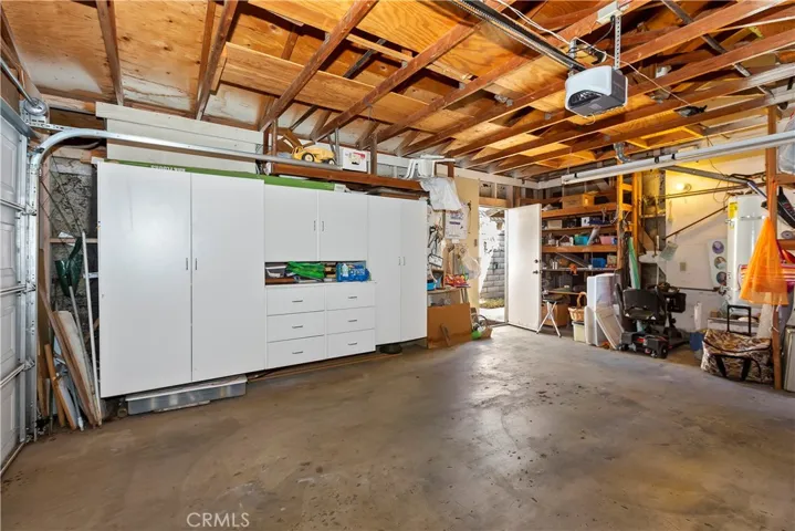 2 Car garage with built in storage