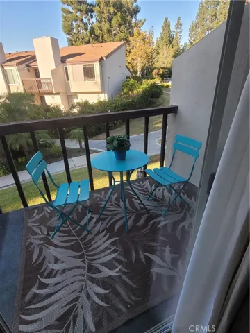 Small balcony off of master bedroom.
