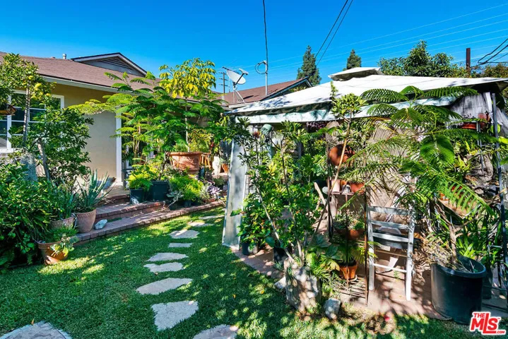 front of property