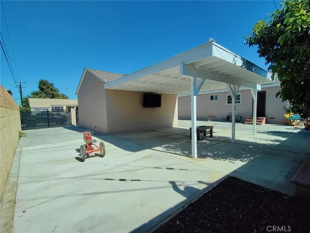 Patio Cover with TV Hook ups. RV Parking on left .