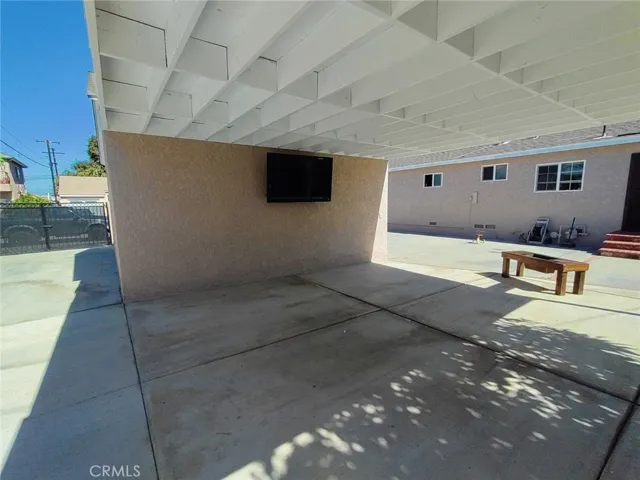 Patio Cover with TV Hook ups. RV Parking on left .